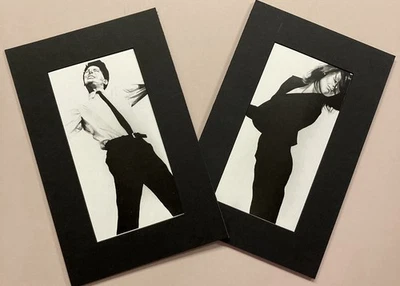ROBERT LONGO Hombres en las ciudades conjunto de DOS imágenes, marco mate 9x14 listo #304 Foto 1 de 3