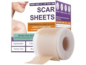 Psecici Silicone Scar Sheets (1.6"X59" Roll-1.5M) - Picture 1 of 8