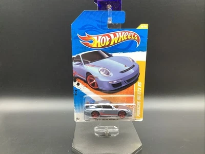 Nuevos modelos Hot Wheels 2011 #36/50 Porsche 911 GT3 RS acero azul LW Foto 1 de 4