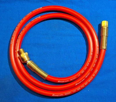 Snap-On IM2000 1/4" extensão de mangueira de ar para chave de impacto 300 PSI Novo em folha! EUA - Imagem 1 de 4