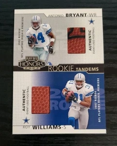 2002 Playoff Honors Rookie Tandems Antonio Bryant Roy Williams #RT-4 - Picture 1 of 2