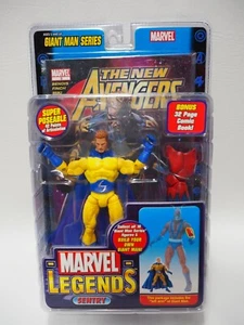 Figura amarilla ToyBiz de la serie Marvel Legends Giant Man SENTRY sin barba - Imagen 1 de 2