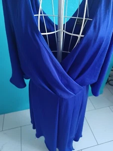 Lipsy Dress In Colbolt Blue - Size 14 - Asymmetrical- BNWT - Beautiful - Bild 1 von 5