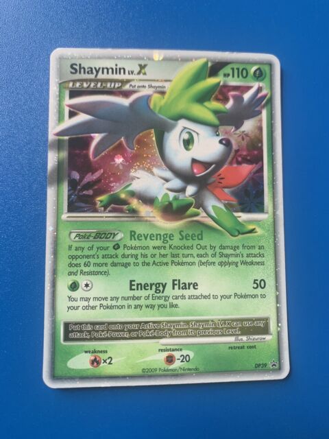 Preços baixos em Jogos de cartas colecionáveis individuais Shaymin Pokémon  TCG ultra raros em inglês