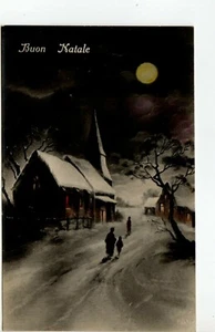 Cartolina epoca. Buon Natale. N.V. - Imagen 1 de 3