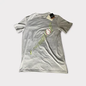 Reebok Boys XL Twist Graphic T Shirt Gray Going Going Gone Gray / White New Tags - Picture 1 of 6