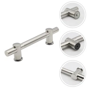 Poignées de porte en acier inoxydable 1pc Bouton de tube réglable (argent) - Imagen 1 de 12