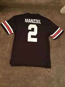 Mens Johnny Manziel #2 Cleveland Browns NFL Team Apparel Jersey Sz Large