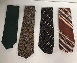 Vintage Haband Men’s Neckties Made In Patterson NJ Multi Designs Retro Nostalgic - Picture 1 of 8