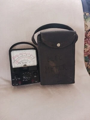 Radio Voltímetro Vintage Knight Voltaje Ohmímetro En Estuche Original Sin Cables... Foto 1 de 4