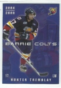 2004-05 Barrie Colts (OHL) Hunter Tremblay