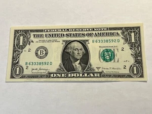 USA 1 Dollar Schein Washington UNC Neu 2017 A (129-10/A1-03) - Bild 1 von 2