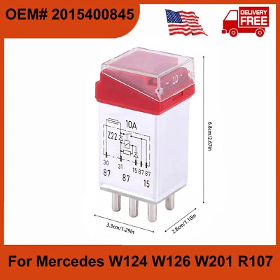 2015400845 OVERLOAD PROTECTION RELAY FOR 560SL Mercedes-Benz 1986 1987 1988 1989 Foto 1 de 4