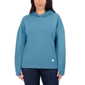 Soybu Women's Textured Knit Hoodie, Blue, Size M - Picture 1 of 5