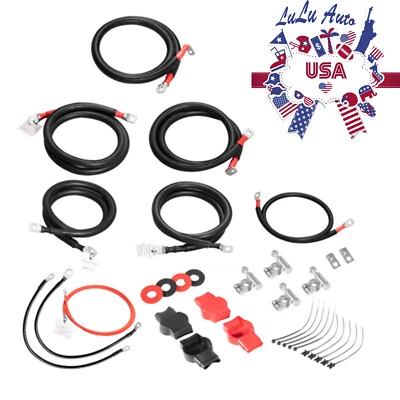 Kit de cables de batería 2298-90 para Ford F250 F350 Excursion 99-03 7,3 L Power Stroke Foto 1 de 4