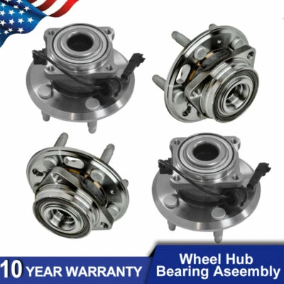 For 2010 2011-2017 Chevy Equinox GMC Terrain Front & Rear Wheel Hub Bearing 4pcs - Image 1 of 4