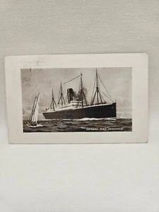 Vintage Postcard Of The Ship Gunard R.M.S Pannonia. - Picture 1 of 2