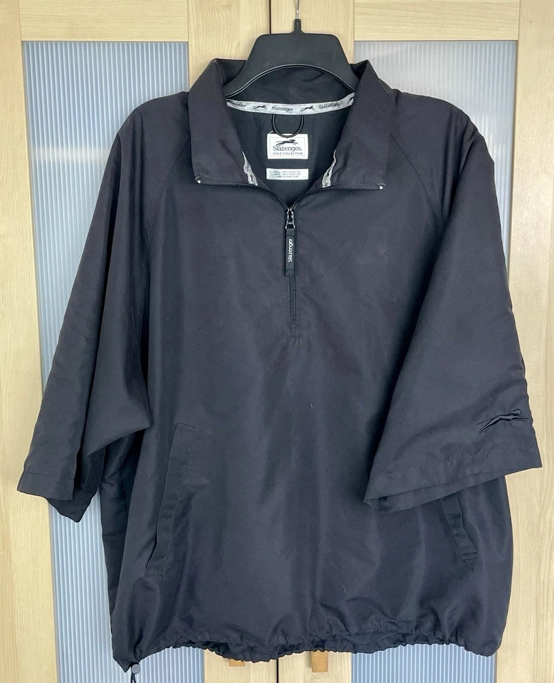 Chaqueta de golf Slazenger resistente al viento y la lluvia grande cortavientos pulóver superior Foto 1 de 4