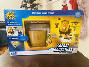 NEW Uncle Milton Wild Walls Safari Adventure Light n sound Wallscape Wall Decor - Picture 1 of 2