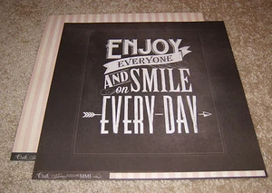 My Mind's Eye Chalk Studio Double Sided Paper (2) ~ "Frame It" - Picture 1 of 1