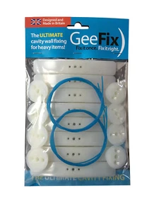 Schwerlast Gipskarton Hohlwandbefestigungen (8er Pack Befestigungen) GeeFix - Bild 1 von 11