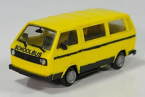 Vintage Herpa VW Bus Van School Bus 2" HO Scale Model West Germany - Picture 1 of 9