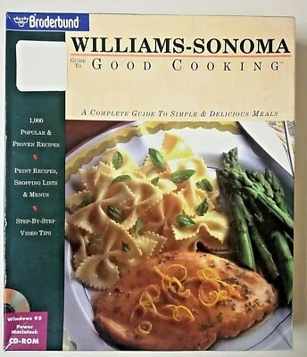 Guide to Good Cooking Williams Sonoma PC WIN MAC Software Complete Guide Big Box - Image 1 of 4