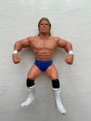 Wwf Wwe Wcw Lex Luger Galoob Wrestling Action Display Figure Pantaloni Blu - Immagine 1 di 3