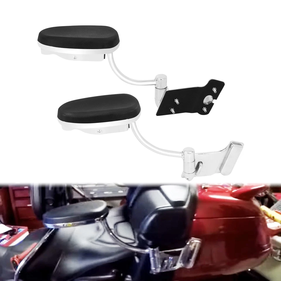 Passenger Adjustable Armrests w/ Cup Holder For Honda Goldwing GL 1800 2001-2017 — 第 1/4 张图片