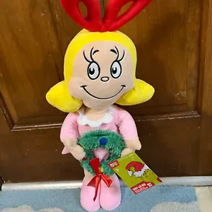Cindy Lou Who 22 Zoll Holiday Greeter großer Weihnachtskranz Plüschpuppe neu - Bild 1 von 1