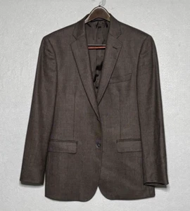 Ermenegilda Zegna Men’s Sport Coat Size 40 R Made in Italy 100% Wool Brown - Picture 1 of 15