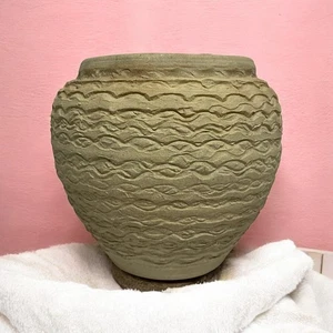 Vintage Randal Evans Keramik Dexter MO strukturierter handgefertigter Bienenstock Blumentopf - Bild 1 von 6