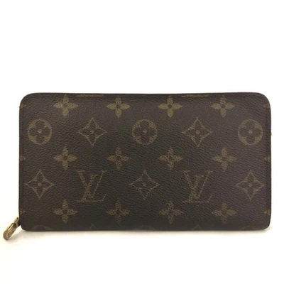 Portafoglio lungo EGA Louis Vuitton Monogram Porte Monnaie Zippy marrone/9BL1447 - Immagine 1 di 4