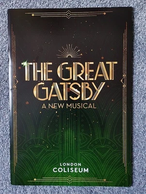 The Great Gatsby West End Opening Night Programme 2025 starring Jamie Muscato - Image 1 of 4