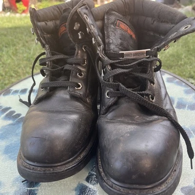 Harley Davidson Men’s Steel Toed Boots Size 11. - Image 1 of 4