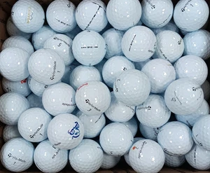 ••• 100 AAAA Near-MINT TAYLORMADE •••• TP5 (white) •••• Great 4A Golf Balls! ••• - Picture 1 of 5