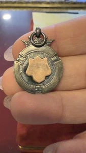 Sterling Silber & Gold Anhänger - WW&S - Birmingham - 1946 - Bild 1 von 5