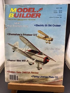 Model Builder Magazine May 1985 R/C Good Condition, - Picture 1 of 1