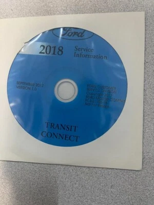 Manual De Taller De Servicio De Reparación Ford TRANSIT CONNECT 2018 En CD Nuevo - Imagen 1 de 4