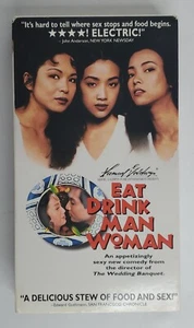 Eat Drink Man Woman VHS VCR Tape Cooking Romance Chinese Movie Video 124 Minutes - Picture 1 of 6