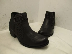Earth Origins Alexis Botines Cuero Negro Cremallera Mujer Talla 9 M - Imagen 1 de 8