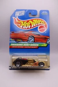 HOT WHEELS 2000 TREASURE HUNT SERIES SALTFLAT RACER #6 OF 12 NEW ON CARD - Picture 1 of 3