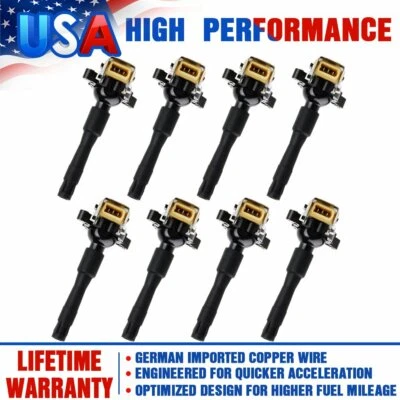 Paquete de 6 bobinas de encendido para BMW E46 E39 X5 E36 325 330 328 2001 2002 Foto 1 de 4
