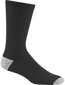 Wigwam 162751 Unisex Black Diabetic Dry-release Sport Crew Socks Size Medium - Picture 1 of 3