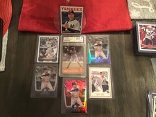 Derek Jeter 7 Card Lot YANKEES MLB The Captain Even A Grade 10