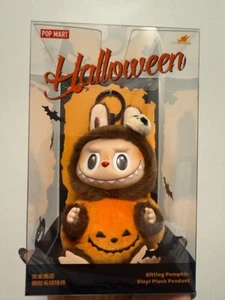 Popmart LABUBU CALABAZA SENTADA Sofubi Figura Kasing Lung Pop Mart - Imagen 1 de 2