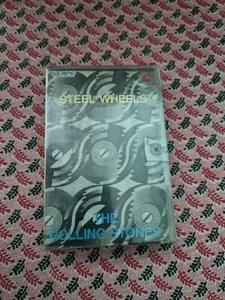 The Rolling Stones Steel Wheels INDIA MADE CLAMSHELL CASSETTE  - Picture 1 of 4