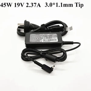 Genuine 45W 19V 2.37A Liteon PA-1650-80 AC Power Adapter 3.0 1.1mm Tip Charger - Picture 1 of 7
