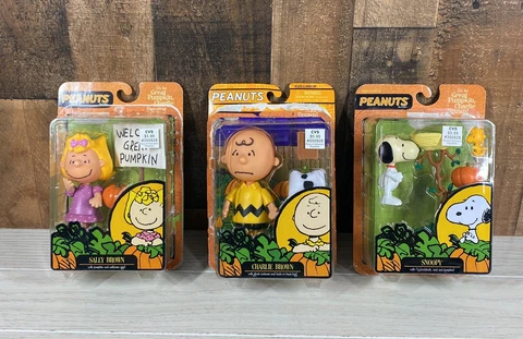 Peanuts It’s The Great Pumpkin Charlie Brown Figures Sets - Charlie Sally Snoopy Cover