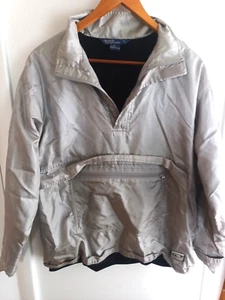 VTG Polo Ralph Lauren Silver Metalic Jacket 80s Hip Hop L Rare OG Windbreaker - Picture 1 of 7